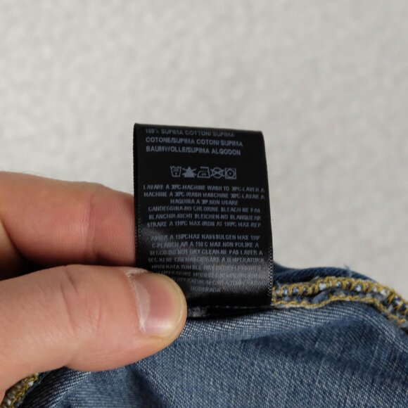 Agave Jeans Mens 36x32 Blue Waterman Straight Leg Medium Wash Denim USA Made - Picture 14 of 14